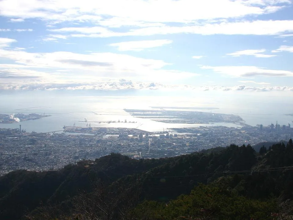 摩耶山からポートアイランド