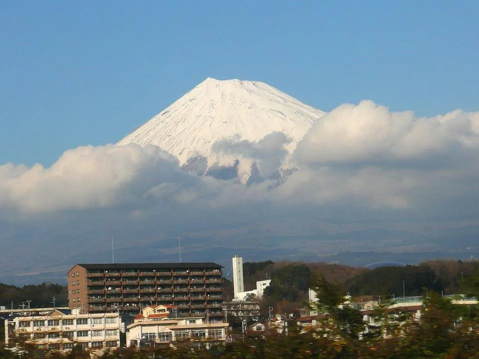 富士山（車窓から）