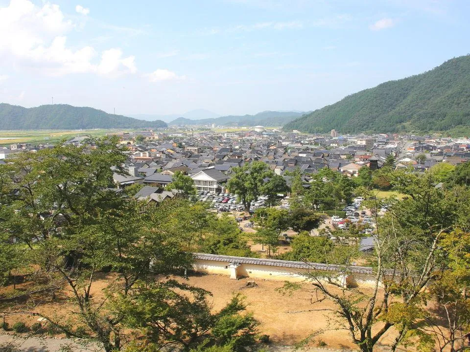 出石城跡・稲荷神社から