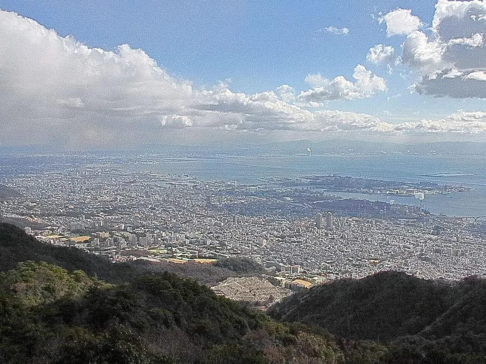 摩耶山から