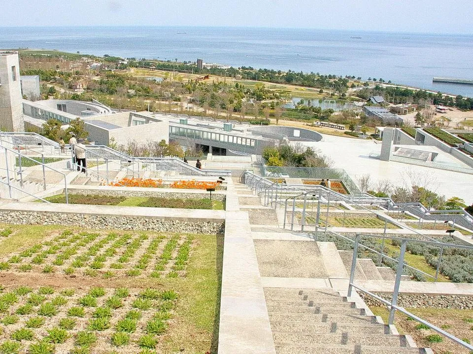 百段苑から明石海峡公園