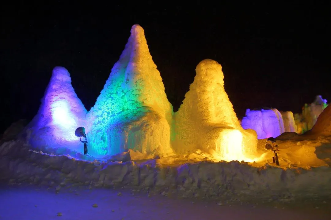 吹雪も少しおさまった