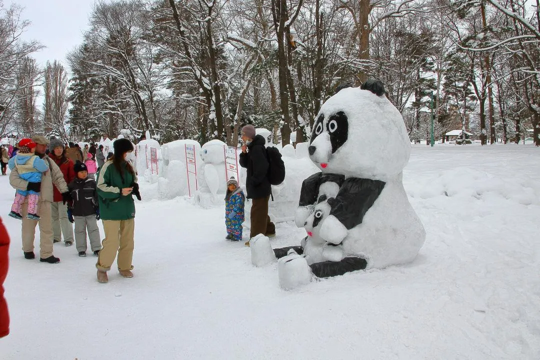 小雪像群