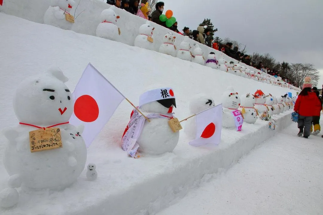 かわいい雪だるま