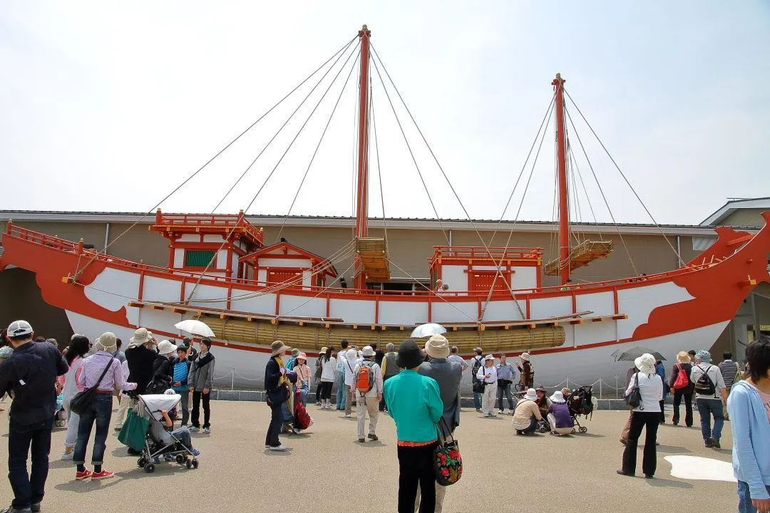 遣唐使船復元展示 平城京歴史館