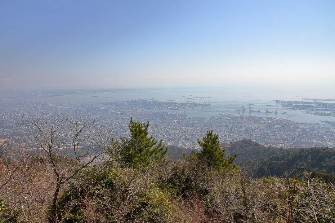 掬星台から神戸港