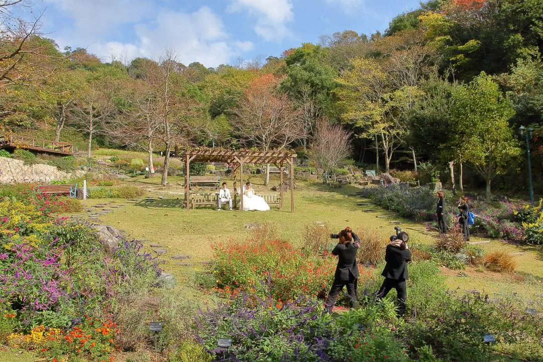 記念撮影風景